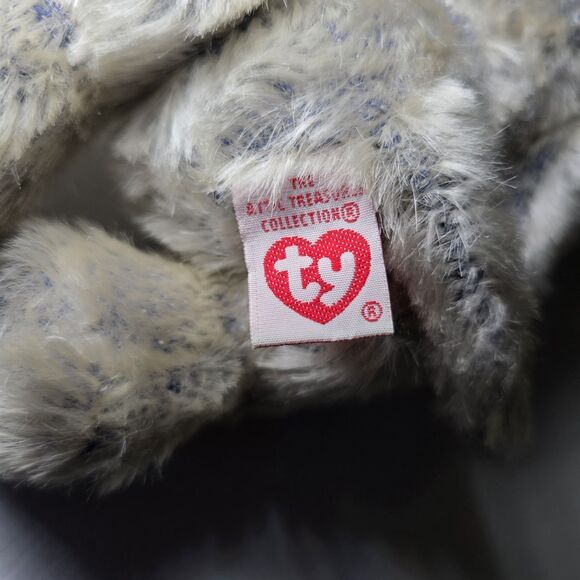 Ty Attic Treasures Emmet the Elephant Plush Grey & Blue – 2000 Pre-Owned - Picture 5 of 7